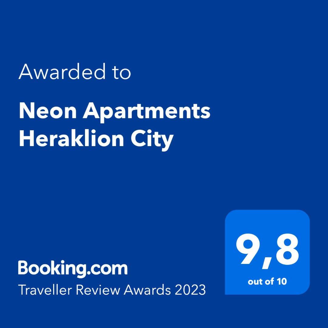 Neon Apartment, Modern, High Quality, Central Apt, Heraklion City ภายนอก รูปภาพ